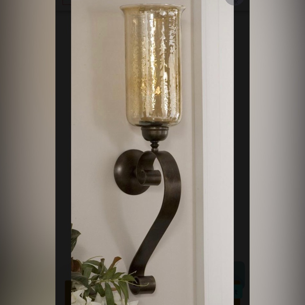 Beautiful Uttermost Candle Wall Sconce